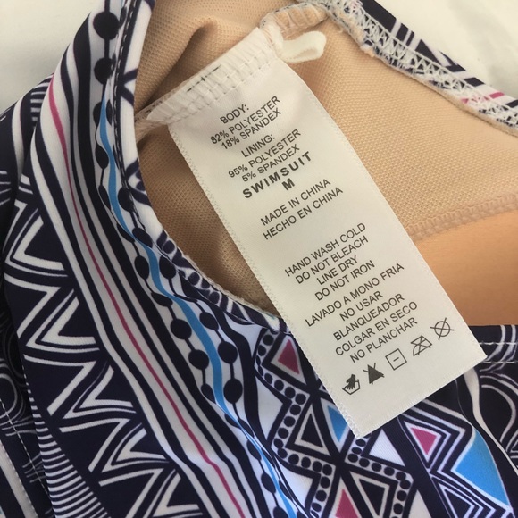 Tribal Print Swimsuit - Picture 3 of 3